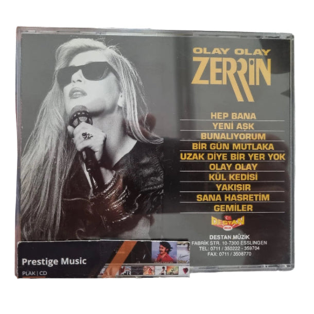 Zerrin Özer CD - Zerrin Özer - Olay Olay (CD)Almanya | Stuttgart | Esslingen| Destan Müzik