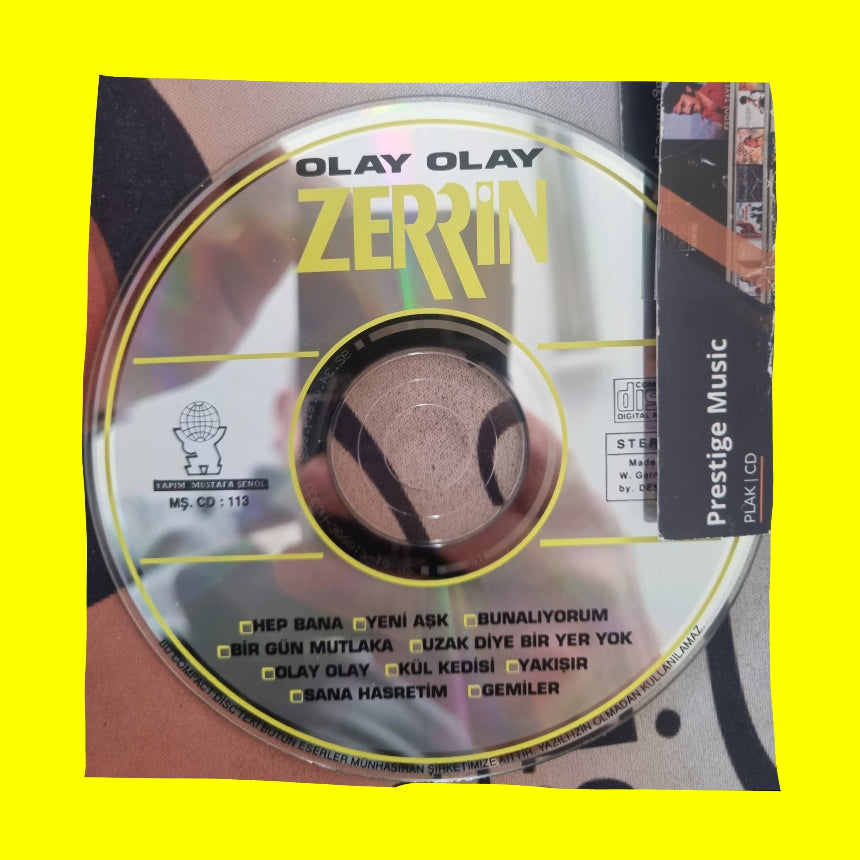 Zerrin Özer CD - Zerrin Özer - Olay Olay (CD)Almanya | Stuttgart | Esslingen| Destan Müzik