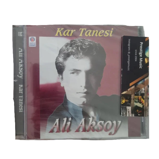 Ali Aksoy Kar Tanesi CD | Akbaş Müzik| Almanya Baskı Jelatinli CD | Türk halk | CD