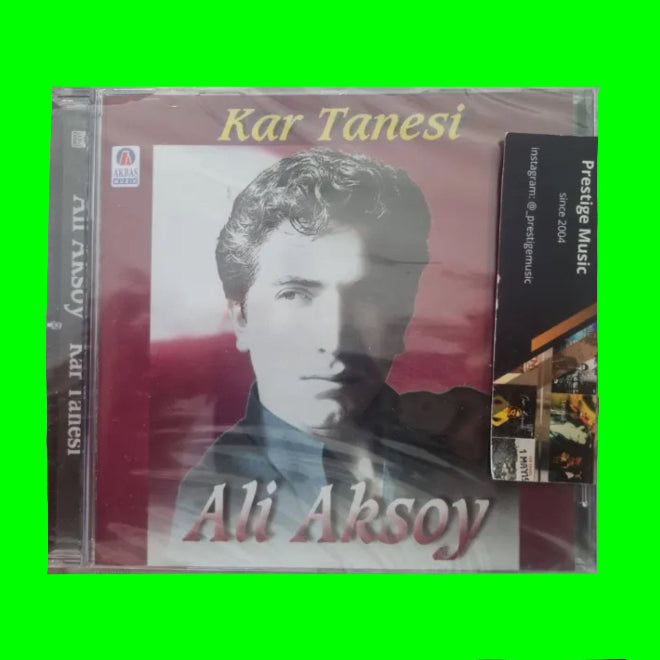 Ali Aksoy Kar Tanesi CD | Akbaş Müzik| Almanya Baskı Jelatinli CD | Türk halk | CD