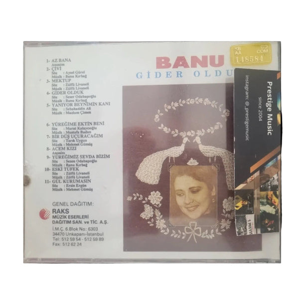 Banu Kırbağ gider olduk CD | Banu Gider olduk CD | Türkisch cd