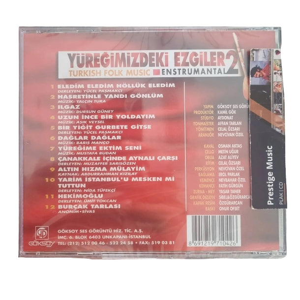 Yüreğimizdeki Ezgiler 2 (CD)