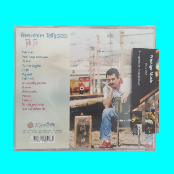 İbrahim Tatlıses - Tek Tek (CD) İbrahim Tatlıses Tek Tek CD |İbrahim Tatlıses CD | Türkçe | arabesk | CD's