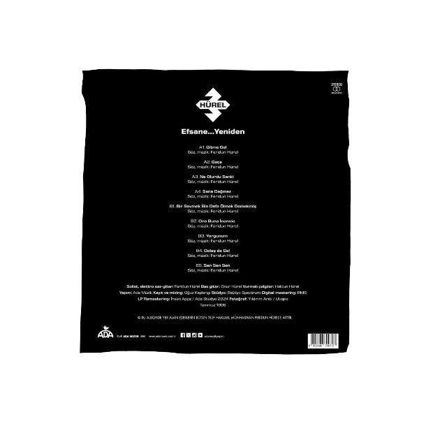 3 Hürel - Efsane Yeniden Plak (3 Hürel Plak) 3 Hürel Efsane Yeniden Plak (Türkçe rock Plak)Türkische Rockmusik auf Schallplatte