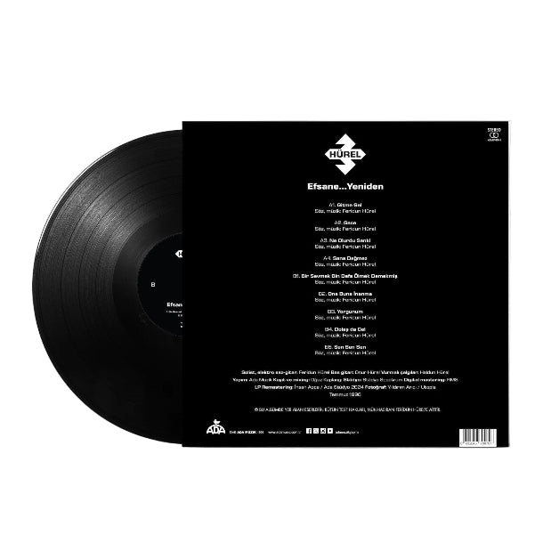 3 Hürel - Efsane Yeniden Plak (3 Hürel Plak) 3 Hürel Efsane Yeniden Plak (Türkçe rock Plak)Türkische Rockmusik auf Schallplatte