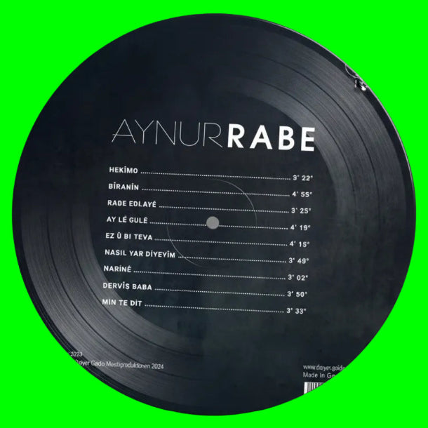 Aynur - Rabe Plak | Aynur Rabe LP | Aynur Rabe Schallplatte | Kürtçe |Turkish Folk | Türk halk | Plak