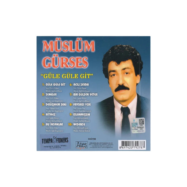 Müslüm Gürses - Güle Güle Git CD (Müslüm Gürses CD)