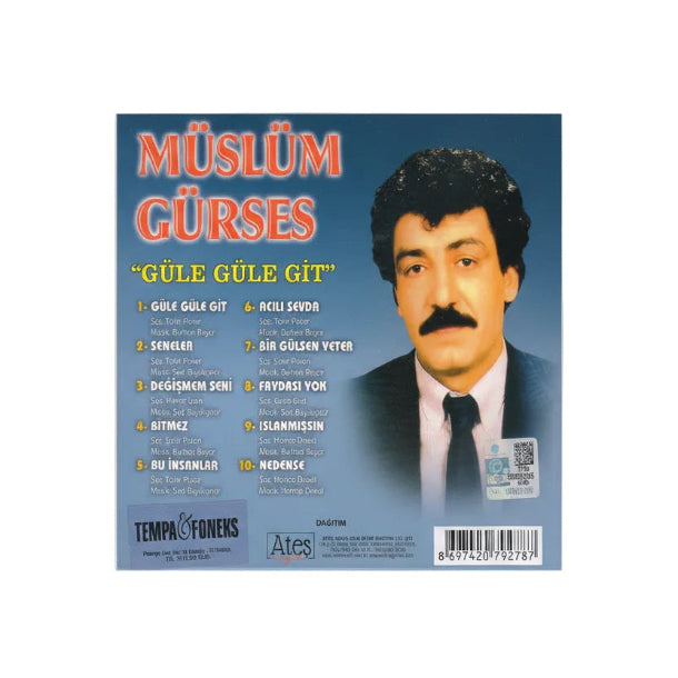 Müslüm Gürses - Güle Güle Git CD (Müslüm Gürses CD)