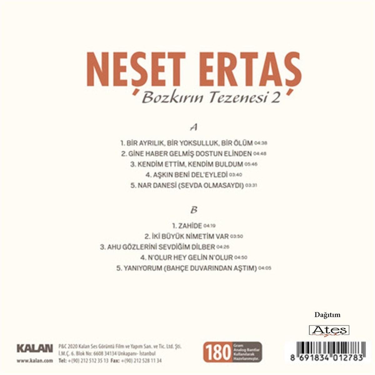 Neset Ertas Plak –Neşet Ertaş-Bozkirin Tezenesi 1-2-3 Plak-Schallplatte(LP SET)