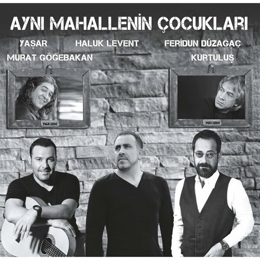 AYNI MAHALLENİN ÇOCUKLARI - Yaşar - Haluk Levent - Feridun Düzağaç - Murat Gögebakan - Kurtuluş - plak - vinil - poster