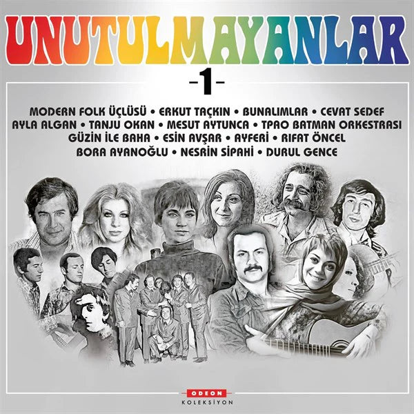 UNUTULMAYANLAR 1 ODEON KOLEKSİYON PLAK / RECORD -unutulmiyanlar 1 poster / plak