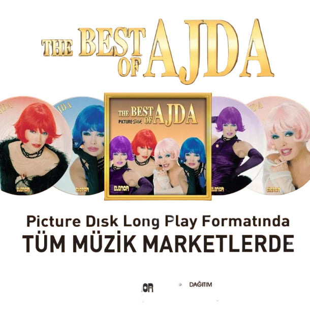 Ajda Pekkan - The Best Of Ajda Plak (Renkli Picture 2'li Plak) Schallplatte | LP | Almanya
