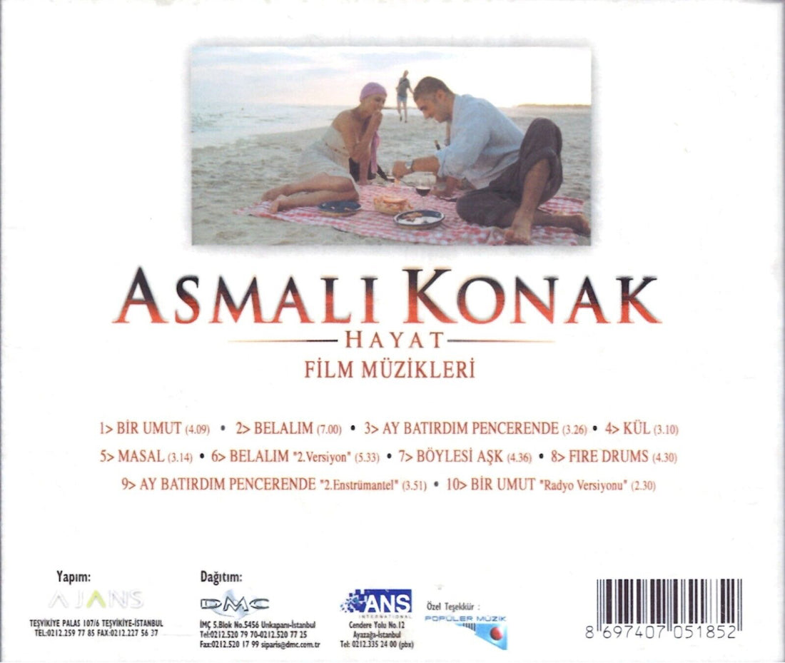 Asmalı Konak "Hayat" Film Müzikleri|CD