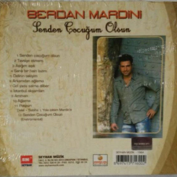 Berdan Mardini Cd - Senden Çocuğum (CD) Türkçe | Arabesk | CD