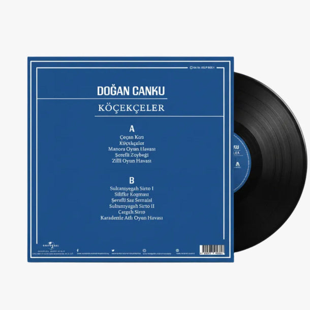 Doğan Canku - Köçekçeler Plak (Türk halk müziği | Plak) Oyun havaları Plak