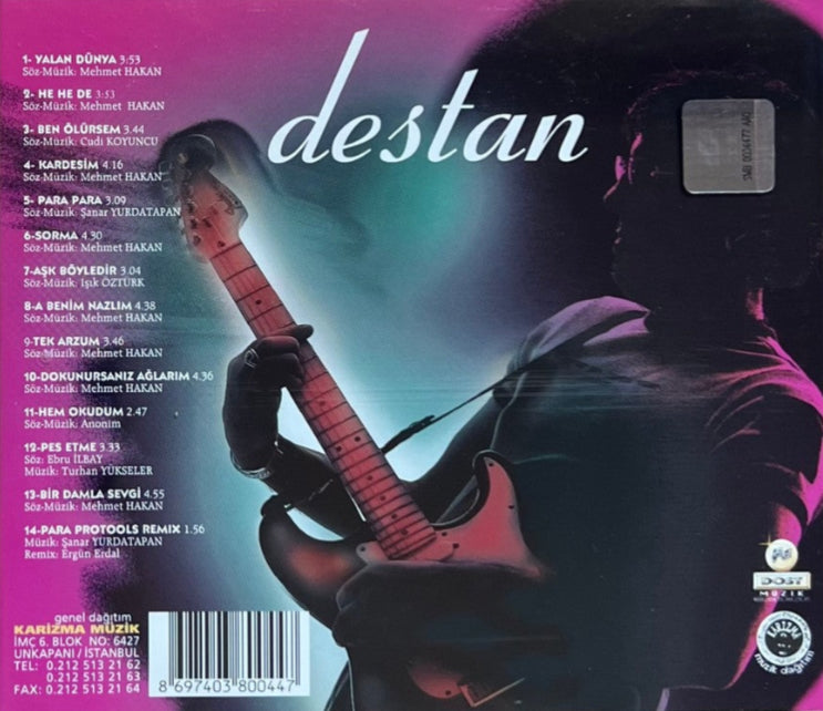 Destan cd|Destan 3 -Yalan Dünya (CD) Türkçe | Rock | Albüm |CD