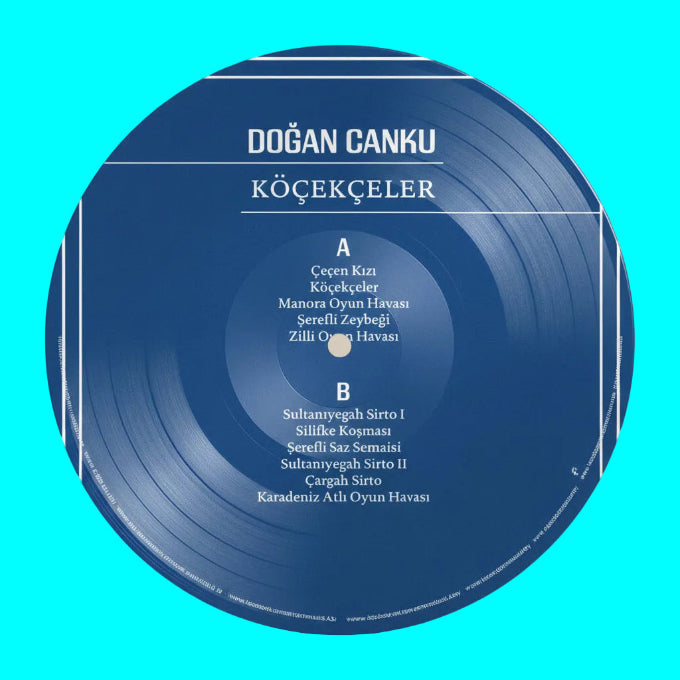 Doğan Canku - Köçekçeler Plak (Türk halk müziği | Plak) Oyun havaları Plak