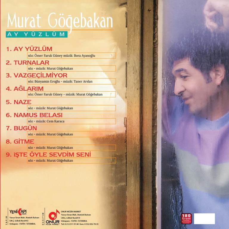 Murat Göğebakan Plak-Gögebakan - Ay Yüzlüm(Plak)Schallplatte-LP