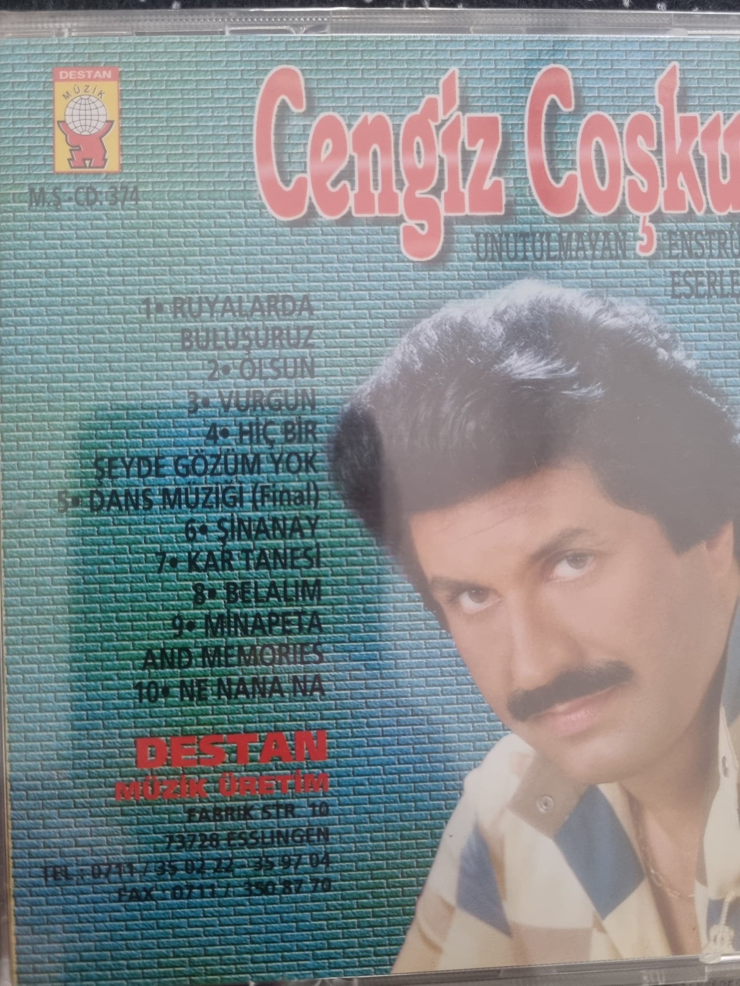 Destan-Müzik-Cengiz Coskuner-Unutulmayan Enstrümental Eserler-CD(DESTAN Müzik)