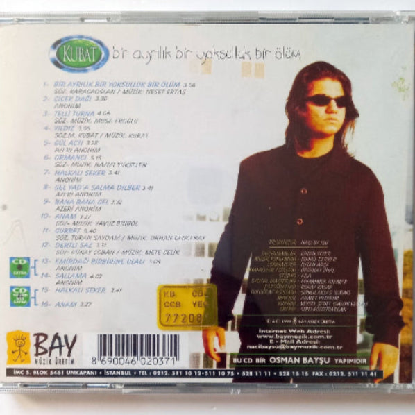 Kubat - Bir Ayrılık Bir Yoksulluk Bir Ölüm - CD | halk müziği | Türk | Halk | Müzigi | CD