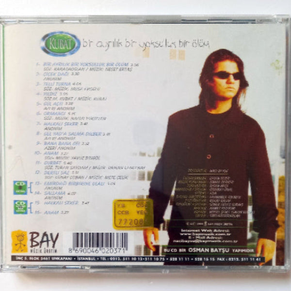 Kubat - Bir Ayrılık Bir Yoksulluk Bir Ölüm - CD | halk müziği | Türk | Halk | Müzigi | CD