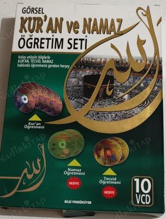 GÖRSEL KURAN VE NAMAZ ÖĞRETİM SETİ ( 10VCD ) CD| VCD