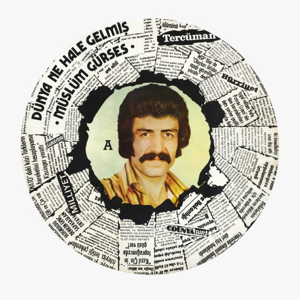Müslüm Gürses Dünya Ne Hale Gelmiş Plak (Picture Disk) Fotoğraf Baskı Plak
