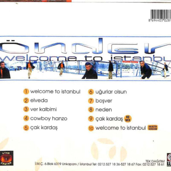 Önder - Welcome To Istanbul CD [Türkische Volksmusik | CD]