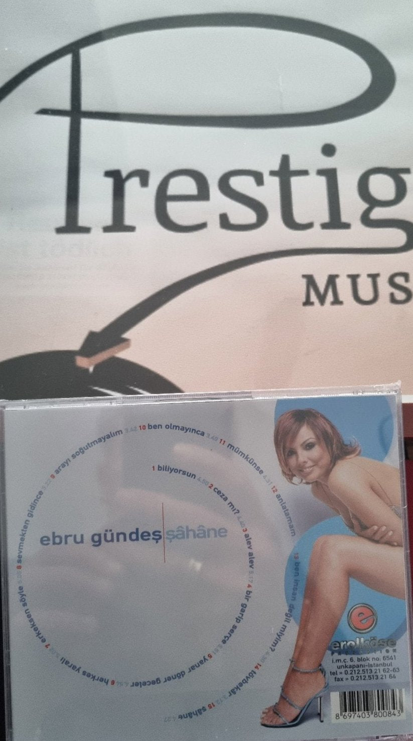 Ebru Gündeş CD | Şahane | Şâhâne ( Arabesk CD )Türkçe Arabesk CD