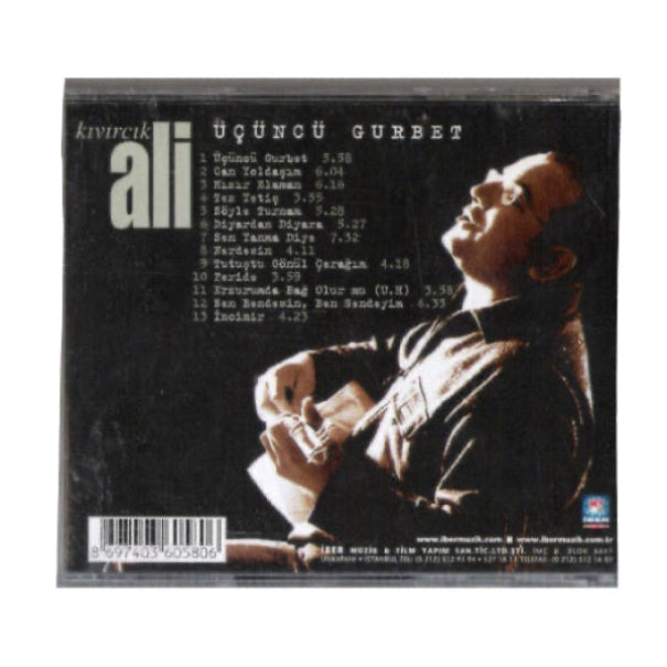 Kıvırcık Ali - Üçüncü Gurbet (CD) Türk Halk CD |CD | Almanya | Türk Halk | Müziği | sipariş