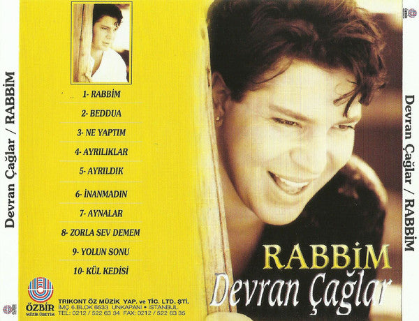 Devran Çağlar CD- Devran Çağlar Rabbim (CD)