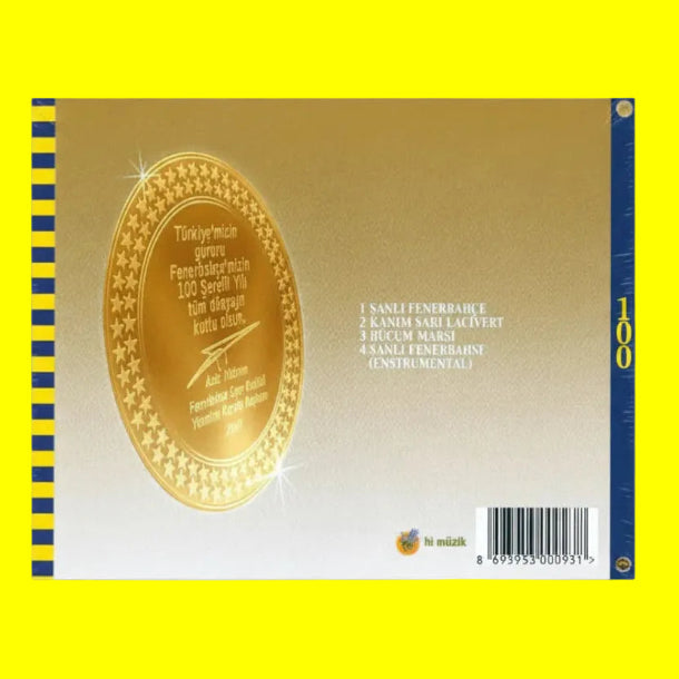 Fenerbahçe'nin 100 Şerefli Yılı CD |Fenerbahçe 100 Şerefli Yılı CD | Fenerbahçe CD