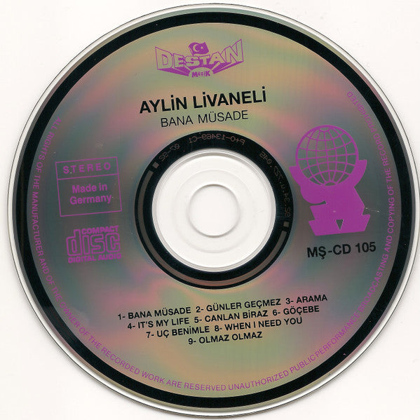 AYLiN LiVANELi-Bana Müsade CD(Destan Müzik )