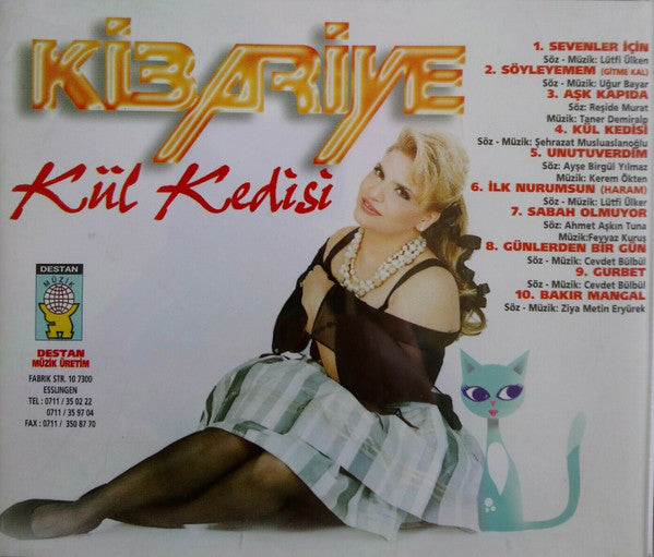 Kibariye CD-Kibariye Kül Kedisi CD-Arabesk CD(Destan Müzik Almanya-Esslingen CD)