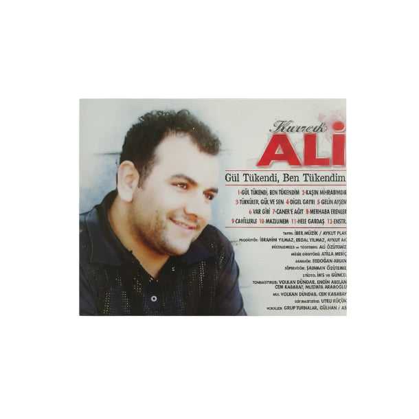 Kıvırcık Ali CD- Kivircik Ali Gül Tükendi Ben Tükendim CD (Kivircik Ali CD)Türk Halk CD