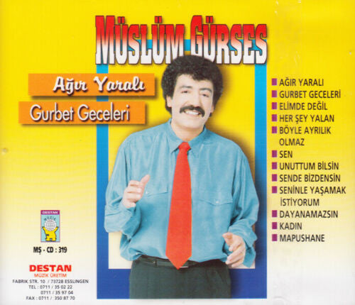 Müslüm Gürses CD– Agir yarali -Ağır Yaralı - Gurbet Geceleri CD