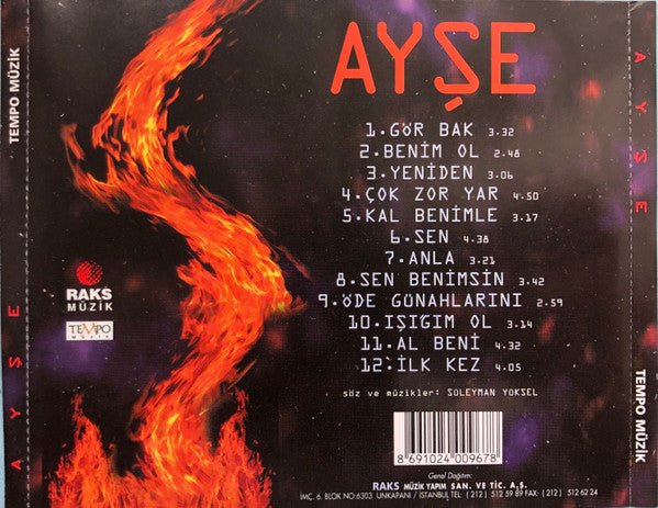 Tempo Müzik – Ayşe–CD