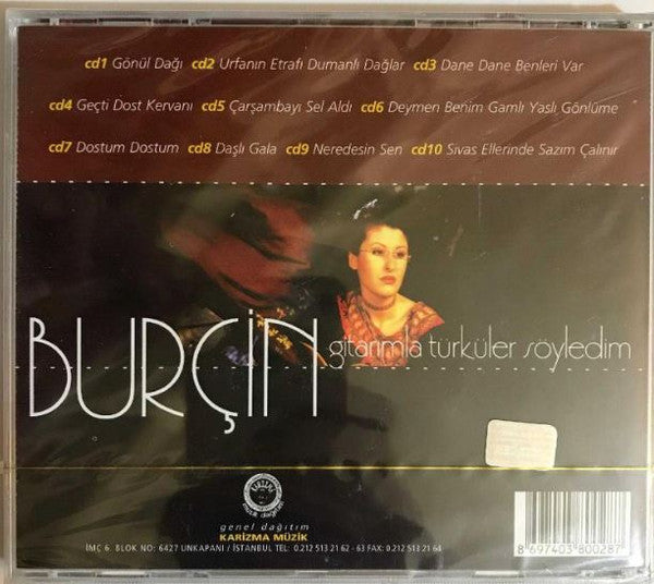 Burçin-Gitarımla Türküler Söyledim(CD) Türk Halk