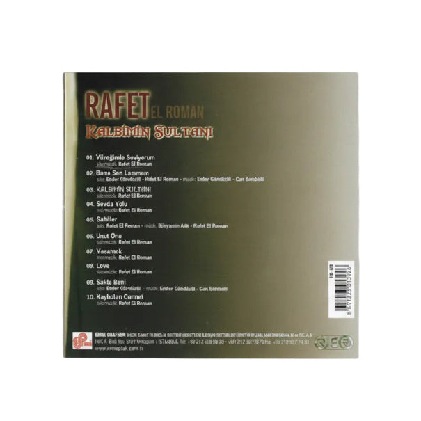 Rafet El Roman | CD - Kalbimin Sultani (CD )Türkçe CD
