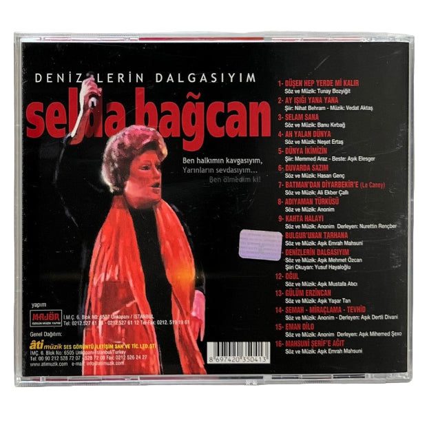 Selda Bağcan - Deniz'lerin Dalgasıyım (CD)Selda Bağcan CD - Denizlerin Dalgasıyım CD