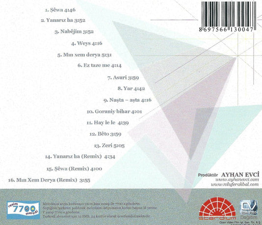 Nilüfer Akbal - Şewa - Gece (CD)Kürtçe | CD