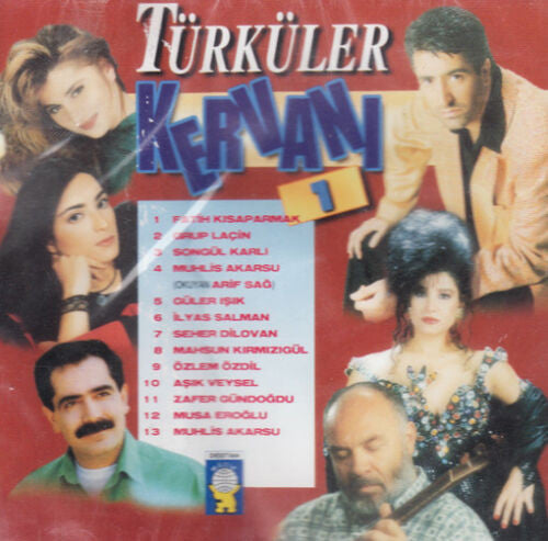 Türküler KERVANI 1  CD(Türkische Volksmusik | CD)karışık | Türk Halk | Müziği | CD | DESTAN Müzik