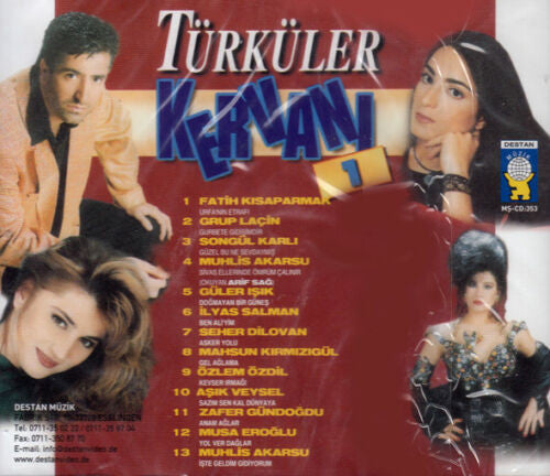 Türküler KERVANI 1 (Türkische Volksmusik | CD)karışık | Türk Halk | Müziği | CD