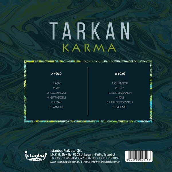 Tarkan Plak-Karma(Plak)Schallplatte-LP