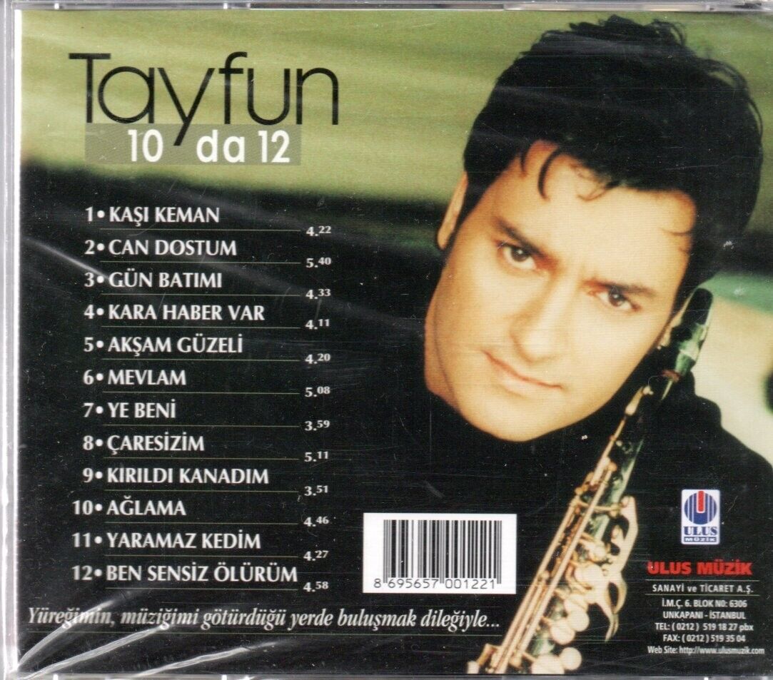 Tayfun - 10 da 12 (Türkischer Pop | CD)