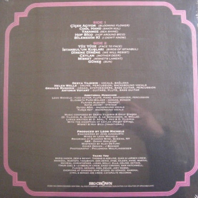 Derya Yıldırım Plak | Derya Yıldırım | Grup Şimşek | Yarin Yoksa Plak | Schallplatte | LP | Türkçe Rock Plak