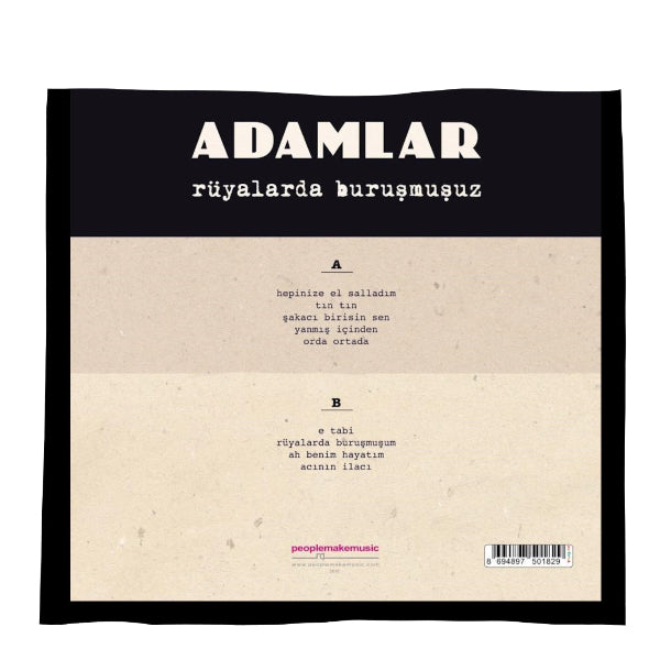 Adamlar - Rüyalarda Buruşmuşuz (Renkli Plak) Adamlar Rüyalarda Buruşmuşuz LP | farbige Schallplatte | LP