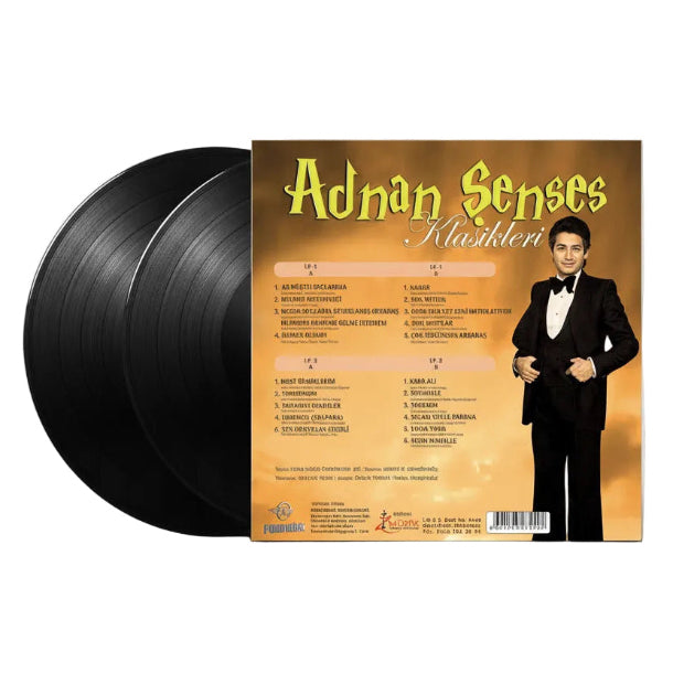 Adnan Şenses - Klasikleri 1976-2006 (2 Plak) Adnan Şenses Klasikler Plak (1976-2006 Plak)