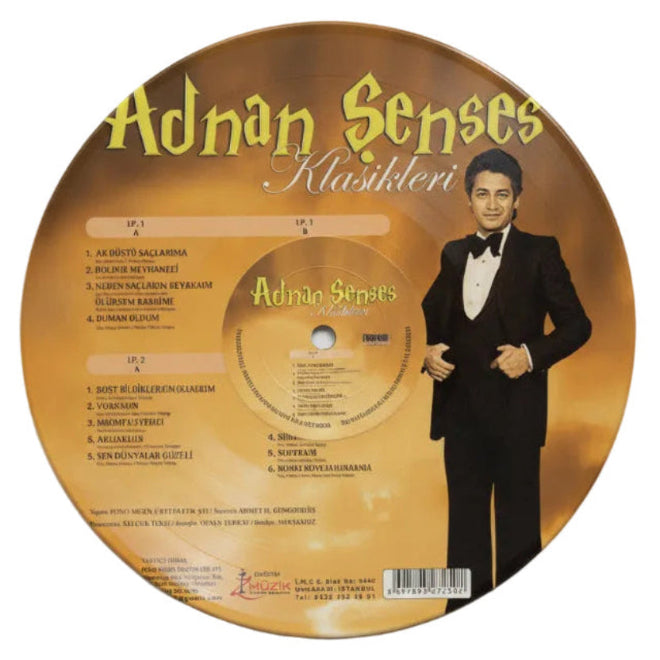 Adnan Şenses - Klasikleri 1976-2006 (2 Plak) Adnan Şenses Klasikler Plak (1976-2006 Plak)
