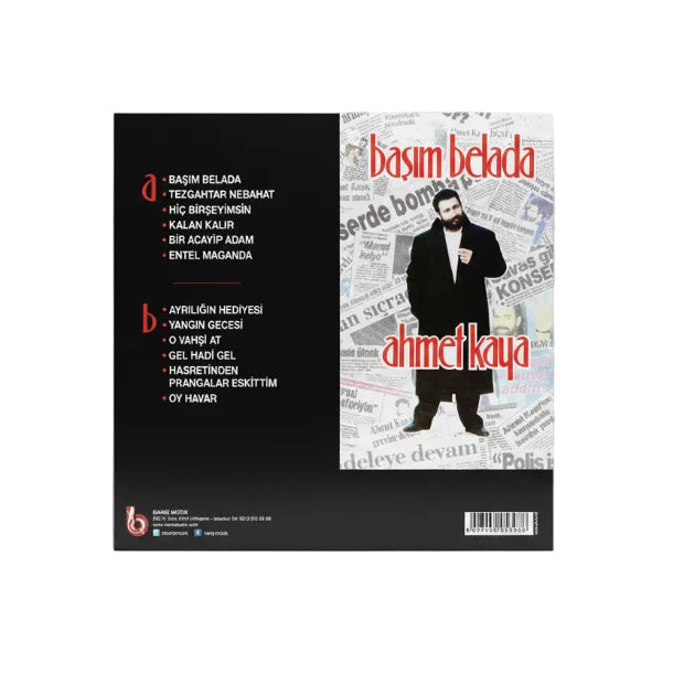 Ahmet Kaya Başım Belada Plak | Özgün | Protest | Müzik (Renkli Plak)Ahmet Kaya Schallplatte | LP
